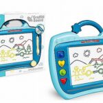לוח מחיקה מגנטי צבעוני מזוודה 38X30 סמ