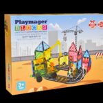 מגנטים פליימאגר אתר בניה 50 חלקים