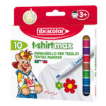 פיברקולור טוש לבגדים סט 10