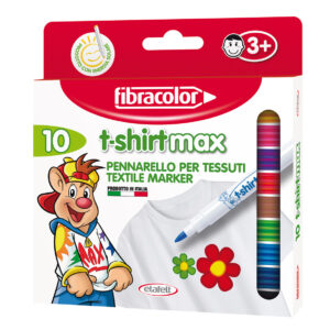 פיברקולור טוש לבגדים סט 10