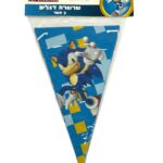 שרשרת דגלים סוניק 3 מטר